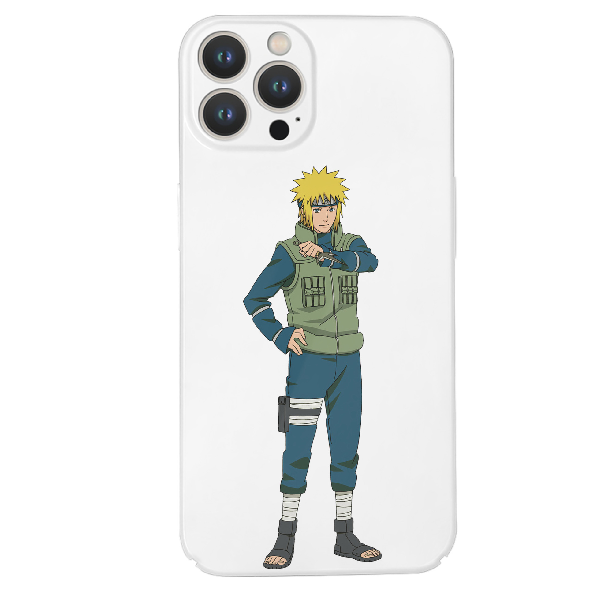 （画像用） NARUTO -ナルト- 波風 ミナト Namikaze Minato 【iPhone 14シリーズ対応】ハードケース
